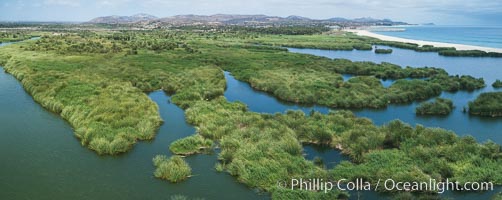 Estero San Jose, aerial photo