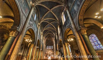 Abbey of Saint-Germain-des-Pres. The Benedictine Abbey of Saint-Germain-des-Pres, just beyond the outskirts of early medieval Paris, was the burial place of Merovingian kings of Neustria. The Abbey was founded in the 6th century by the son of Clovis I, Childebert I