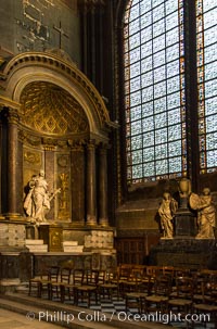 Abbey of Saint-Germain-des-Pres. The Benedictine Abbey of Saint-Germain-des-Pres, just beyond the outskirts of early medieval Paris, was the burial place of Merovingian kings of Neustria. The Abbey was founded in the 6th century by the son of Clovis I, Childebert I