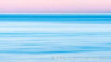 Windansea Waves and Earthshadow, abstract, motion blur and pre-dawn earthshadow colors