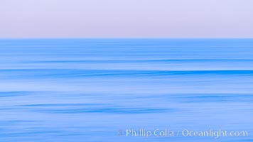 Windansea Waves and Earthshadow, abstract, motion blur and pre-dawn earthshadow colors, La Jolla, California