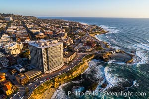 Aerial Photo of Children's Pool, Casa Cove and La Jolla Coastline