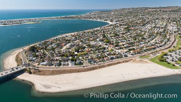 Aerial Photo of Crown Point, San Diego