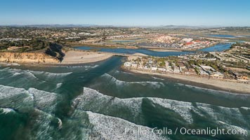 Aerial Photo of Del Mar Dog Beach and San Dieguito River