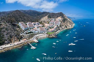 Aerial Photo of Hamilton Cove, Catalina Island, Avalon, California