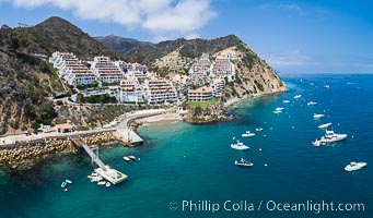 Aerial Photo of Hamilton Cove, Catalina Island, Avalon, California