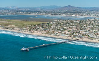 Aerial Photo of Imperial Beach Pier and Coastal Imperial Beach