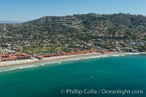 Aerial Photo of Matlahuayl State Marine Reserve (SMR), La Jolla Shores Beach