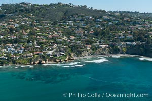 Aerial Photo of Matlahuayl State Marine Reserve (SMR), La Jolla Shores Beach