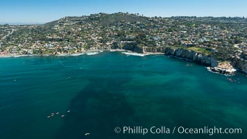 Aerial Photo of Matlahuayl State Marine Reserve (SMR), La Jolla Shores Beach