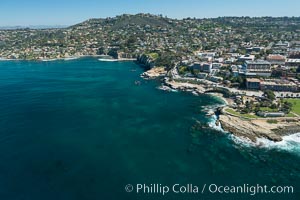 Aerial Photo of Matlahuayl State Marine Reserve (SMR), La Jolla Shores Beach