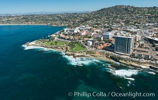 Aerial Photo of Matlahuayl State Marine Reserve (SMR), La Jolla Shores Beach