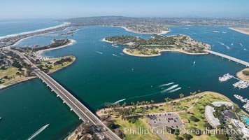 Aerial Photo of Mission Bay, San Diego, California