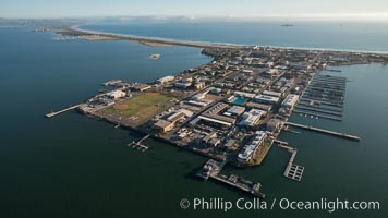 Aerial Photo of Naval Amphibious Base Coronado, San Diego, California