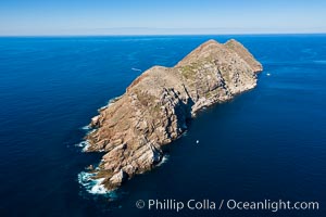 Aerial Photo of North Coronado Island, southern point looking north, Baja California, Mexico, Coronado Islands (Islas Coronado)