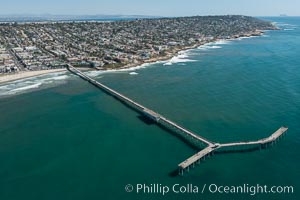 Aerial Photo of Ocean Beach Pier, San Diego, California