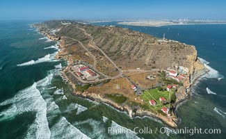 Aerial Photo of Point Loma and Cabrillo Monument, San Diego, California