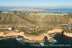 Aerial Photo of Point Loma and Fort Rosecrans, San Diego, California