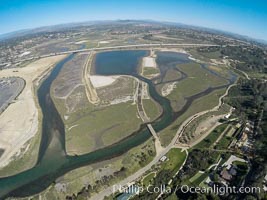 Aerial photo of San Dieguito Lagoon State Marine Conservation Area.  San Dieguito Lagoon State Marine Conservation Area (SMCA) is a marine protected area near Del Mar in San Diego County