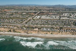 Aerial photo of South Carlsbad State Beach