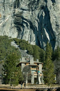 Ahwahnee Hotel and Royal Arches, Yosemite Valley, Yosemite National Park, California
