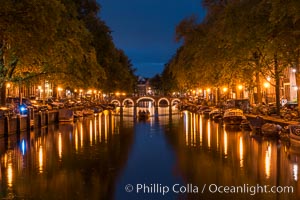 Amsterdam at night