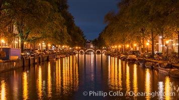 Amsterdam at night