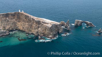 Anacapa Island, east end, aerial photo