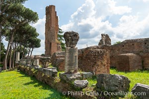 Ancient Roman ruins on the Palatine Hill, Rome