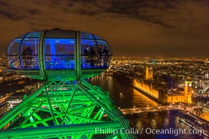 Atop the London Eye