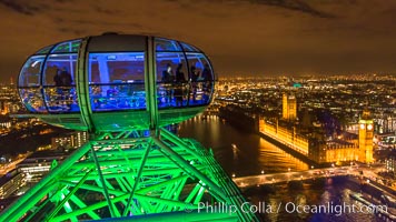 Atop the London Eye