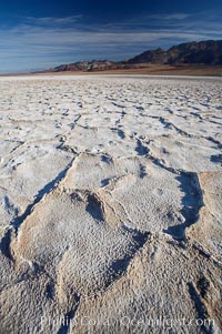 Devils Golf Course, California.  Evaporated salt has formed into gnarled, complex crystalline shapes in on the salt pan of Death Valley National Park, one of the largest salt pans in the world.  The shapes are constantly evolving as occasional floods submerge the salt concretions before receding and depositing more salt