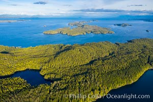 Balaklava Island and Hurst Island, aerial view, Canada
