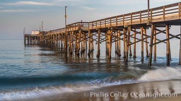 Balboa Pier, sunrise, Newport Beach, California