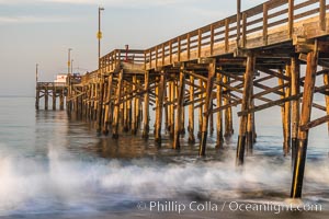 Balboa Pier, sunrise, Newport Beach, California