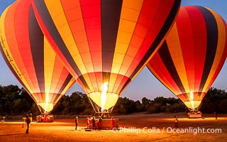 Ballooning in the Masai Mara, Kenya, Maasai Mara National Reserve