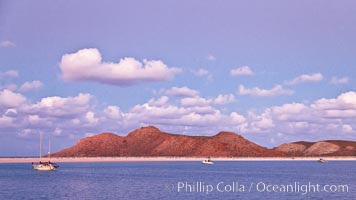 Beautiful Sea of Cortez sunset view, near La Paz, Baja California, Mexico