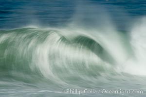 Big surf and waves, La Jolla Cove