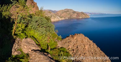 Bird's Eye View over Sherry's Bay, Sea of Cortez, Sherrys Bay, Baja California, Mexico