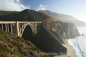 Bixby Bridge at sunset, Big Sur, California