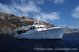 Boat Ambar III at Socorro Island, Revillagigedos