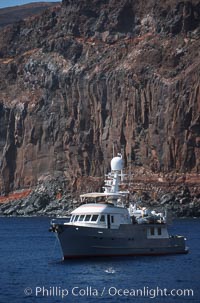 Boat Millenium Starship at Socorro Island, Revillagigedos