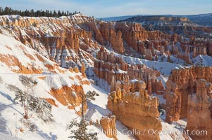 Bryce Canyon hoodoos line all sides of the Bryce Amphitheatre, Bryce Canyon National Park, Utah