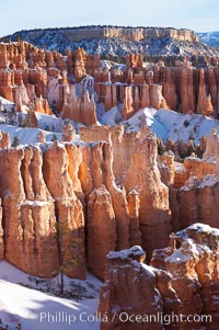 Bryce Canyon hoodoos line all sides of the Bryce Amphitheatre, Bryce Canyon National Park, Utah
