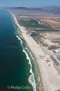 Camp Pendleton, Pacific coastline, north of San Diego county and the city of Oceanside.  Marine Corps Base Camp Pendleton.