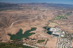 Camp Pendleton Marine Corps Base, with Marine Memorial Golf Course visible at far right, Oceanside, California