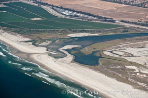 Camp Pendleton and Santa Margarita River, Pacific coastline, north of San Diego county and the city of Oceanside.  Marine Corps Base Camp Pendleton