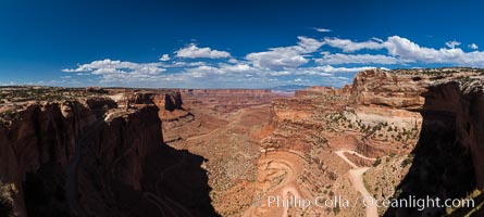 Canyonlands National Park panorama. Utah, USA, natural history stock photograph, photo id 27820