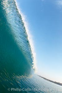 Cardiff morning surf, breaking wave, Cardiff by the Sea, California