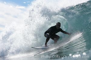 Tony Gatti, Ponto, South Carlsbad, morning surf. California, USA, natural history stock photograph, photo id 17780